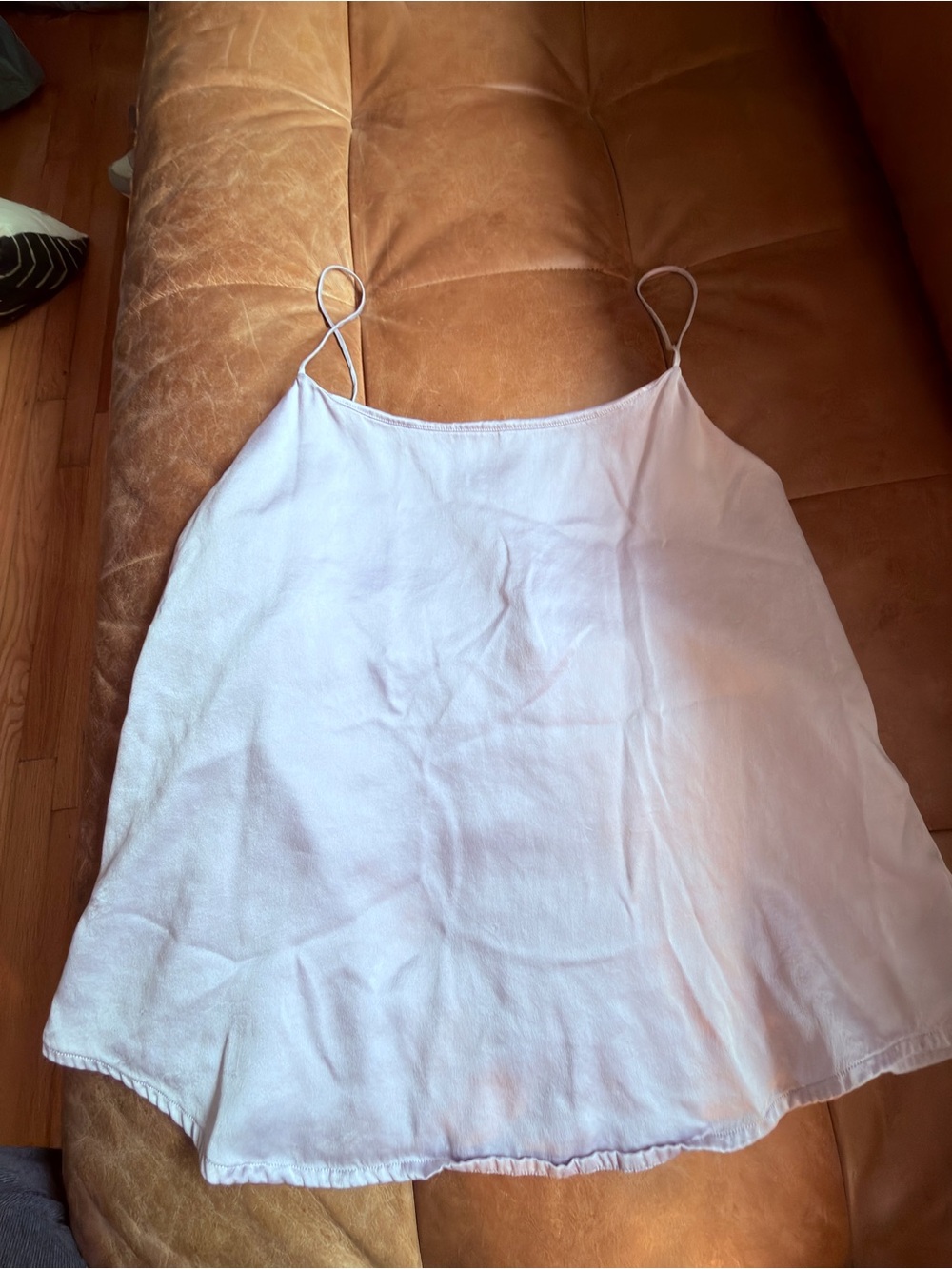 Reformation Lilac Silk Cami Top